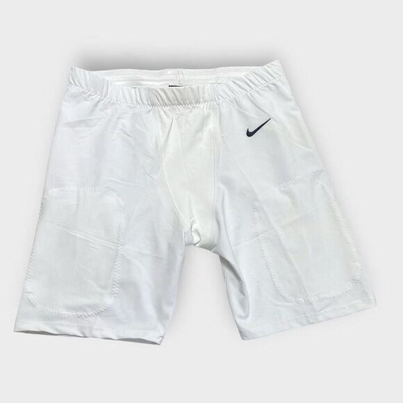 Nike Vapor Football White Stock Practice Shorts CW3972-100 Mens size 2XL New - Picture 1 of 9